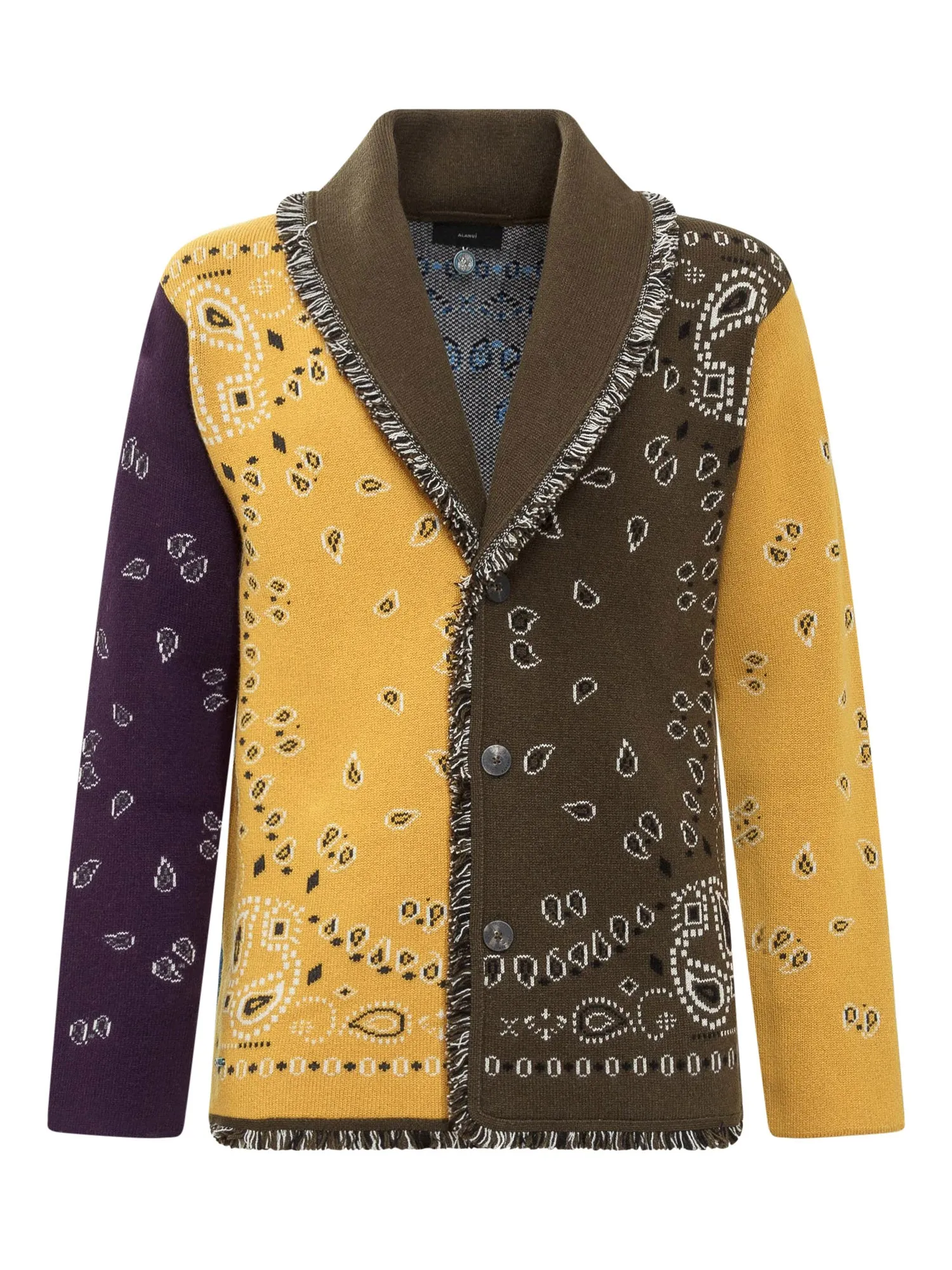Alanui Jacquard Knitted Cardigan