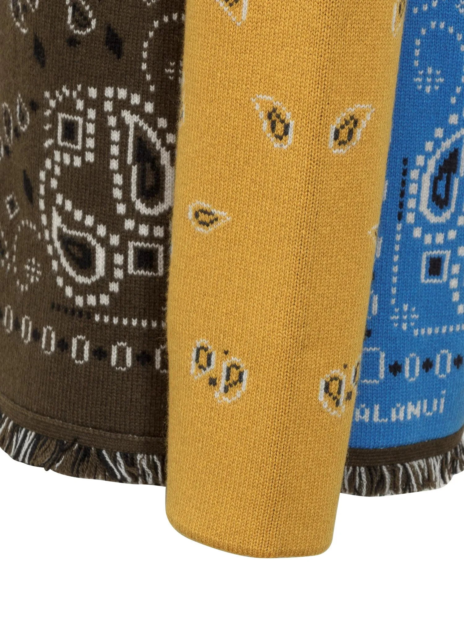 Alanui Jacquard Knitted Cardigan