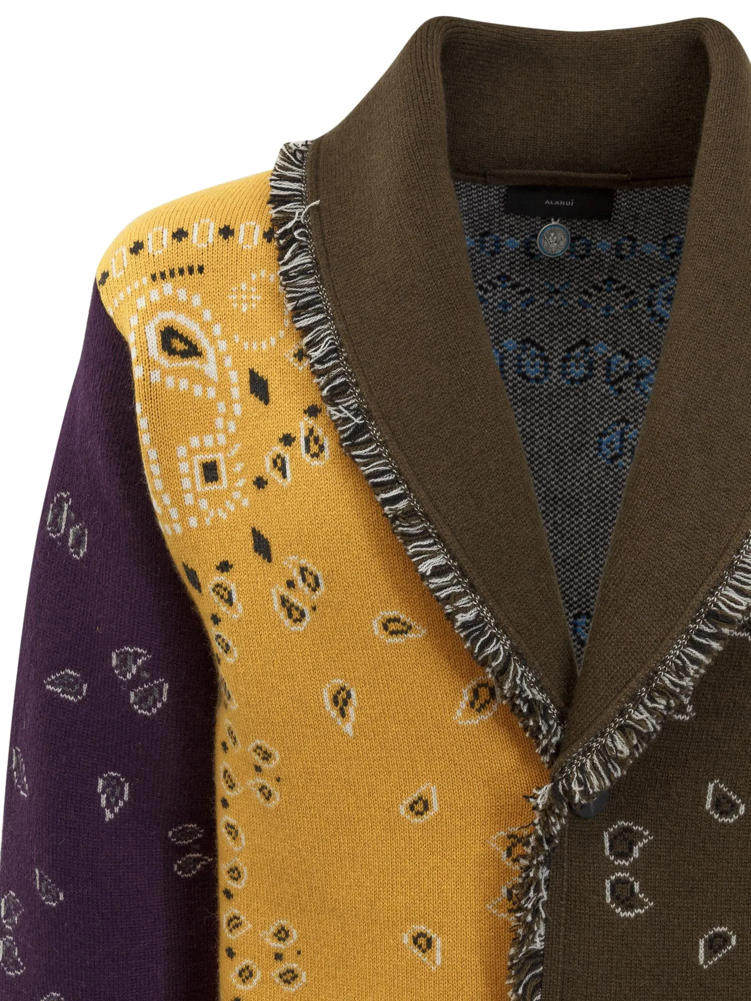 Alanui Jacquard Knitted Cardigan