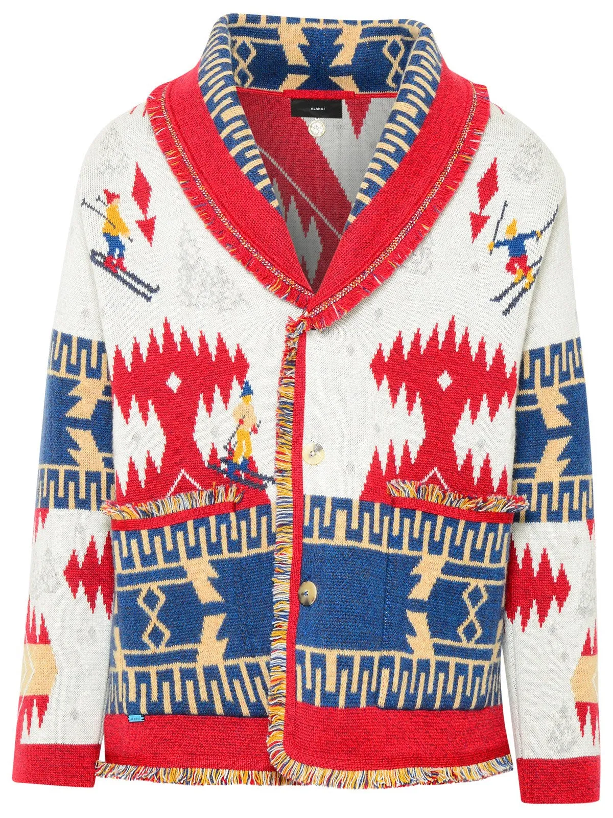 Alanui Winter Magic Knitted Straight Hem Cardigan