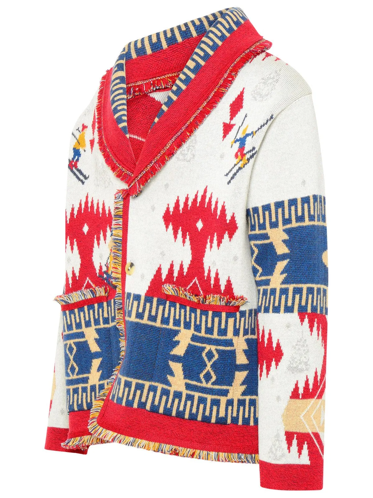 Alanui Winter Magic Knitted Straight Hem Cardigan