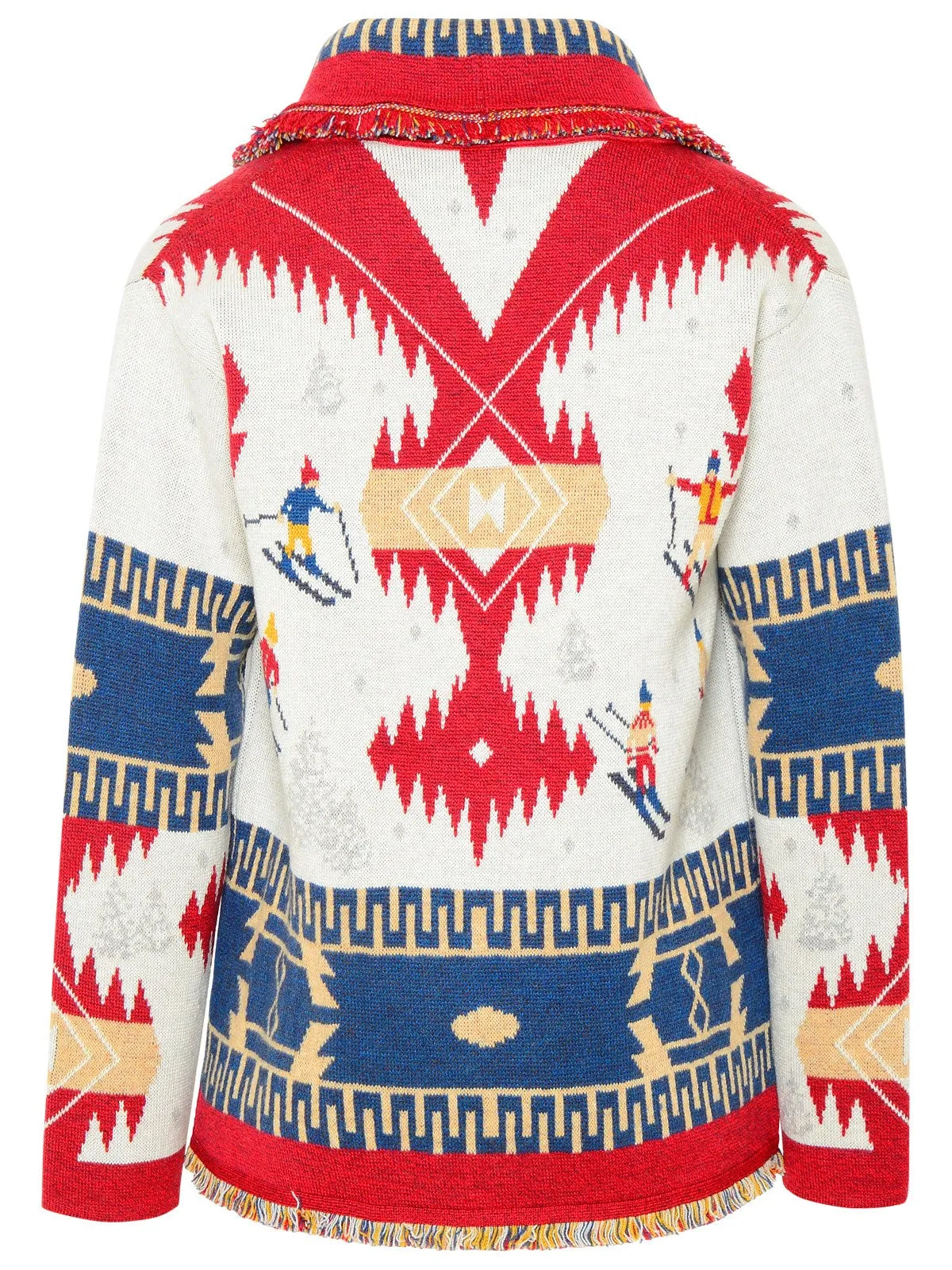 Alanui Winter Magic Knitted Straight Hem Cardigan