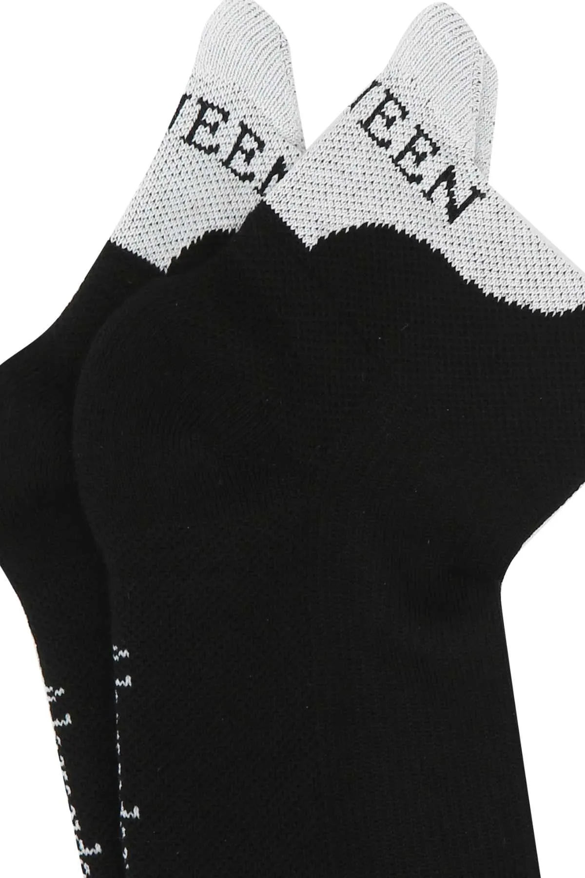 Alexander McQueen Logo Intarsia Socks