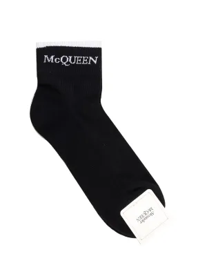 Alexander McQueen Logo Intarsia Socks