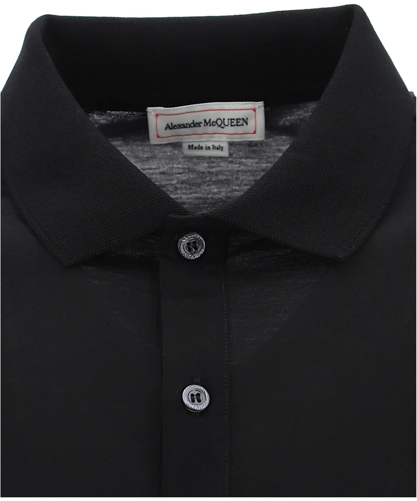 Alexander McQueen Skull Embellished Polo Shirt