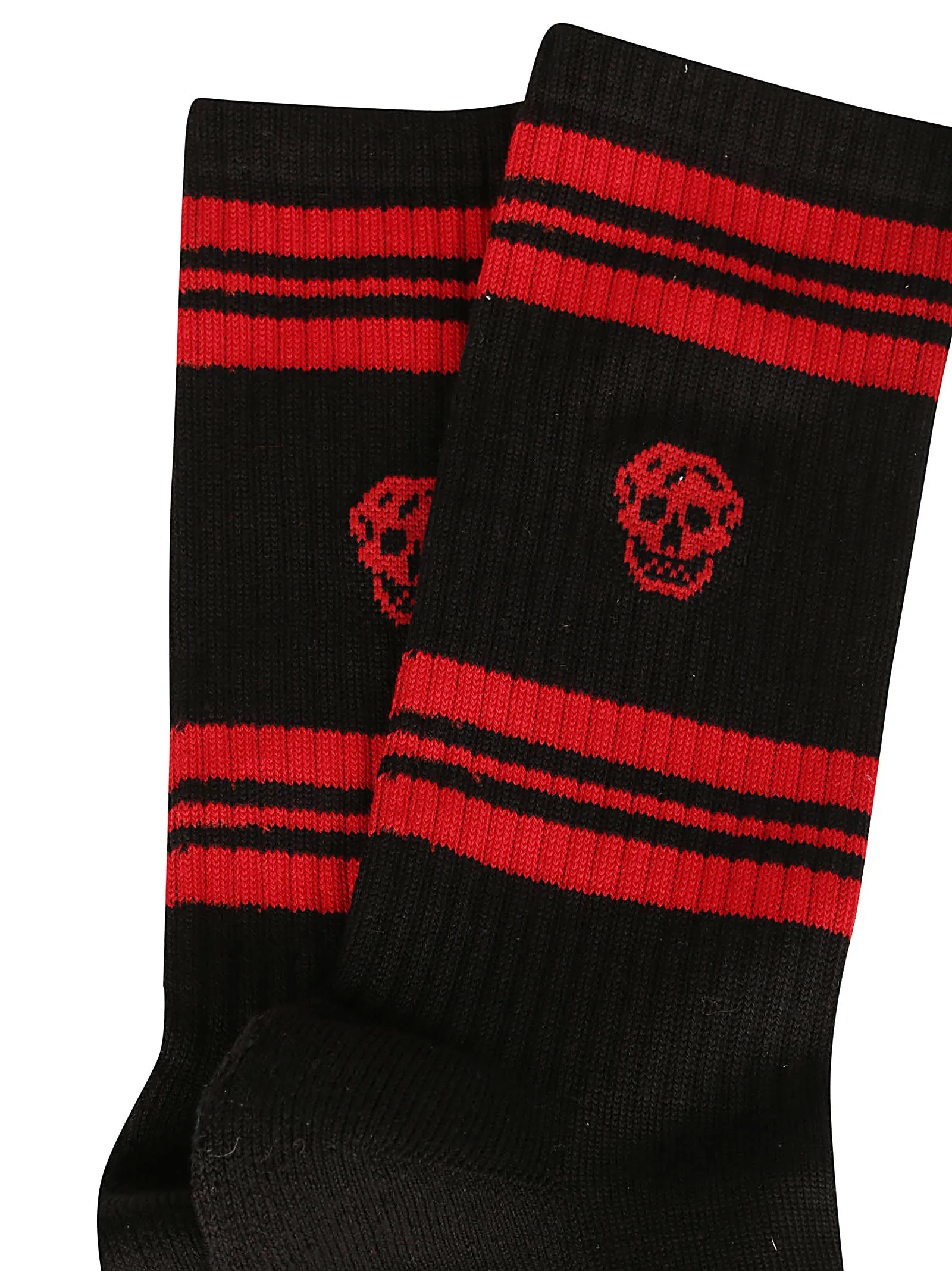 Alexander McQueen Skull Embroidered Socks
