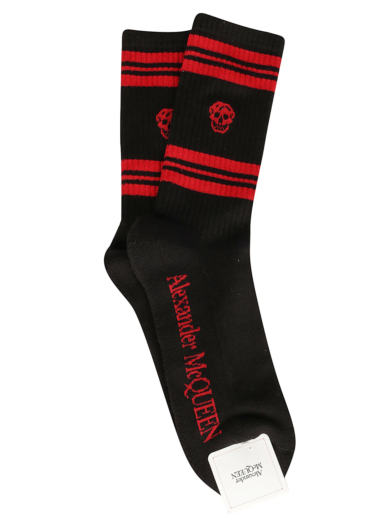 Alexander McQueen Skull Embroidered Socks