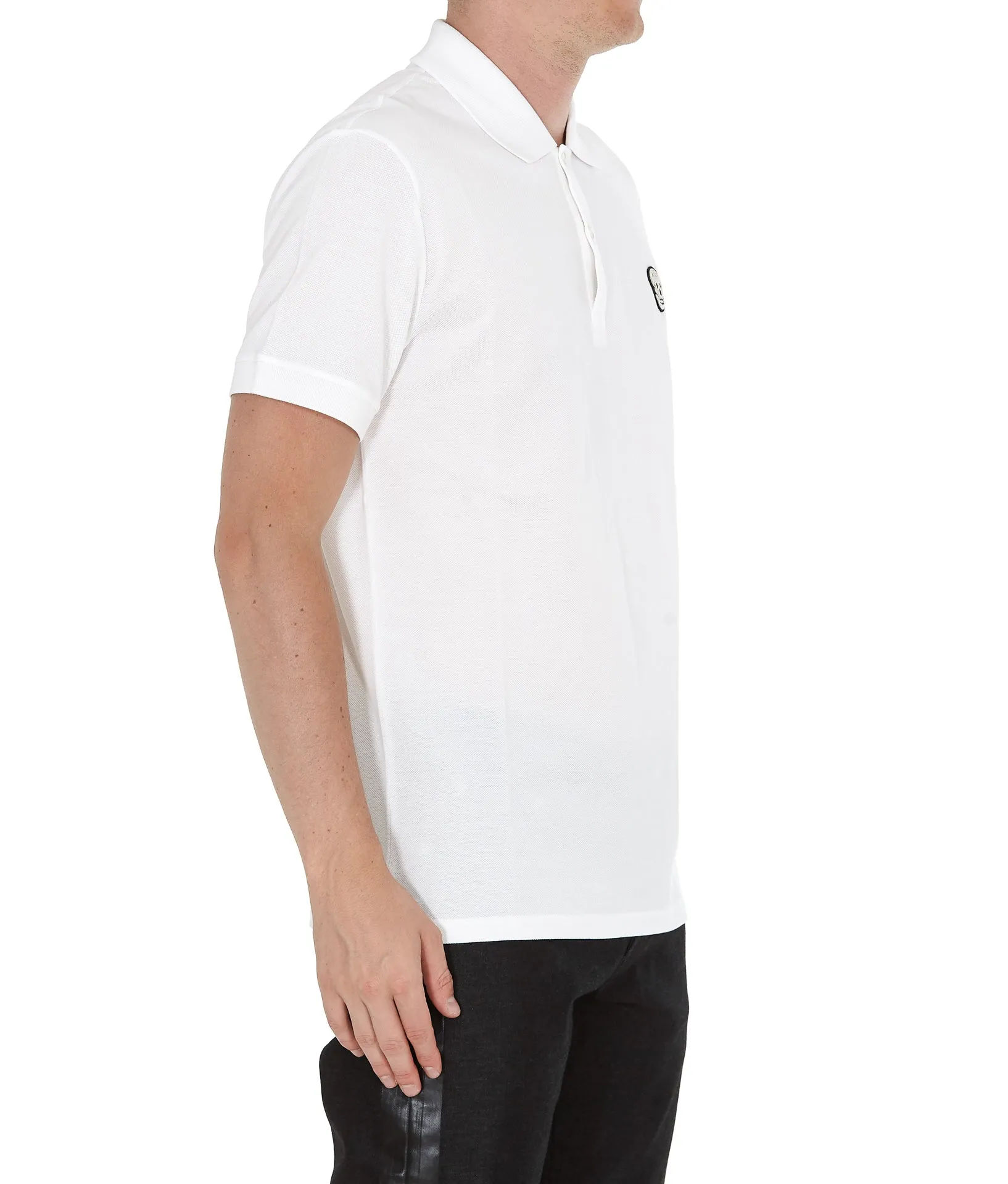 Alexander McQueen Skull Patch Polo Shirt