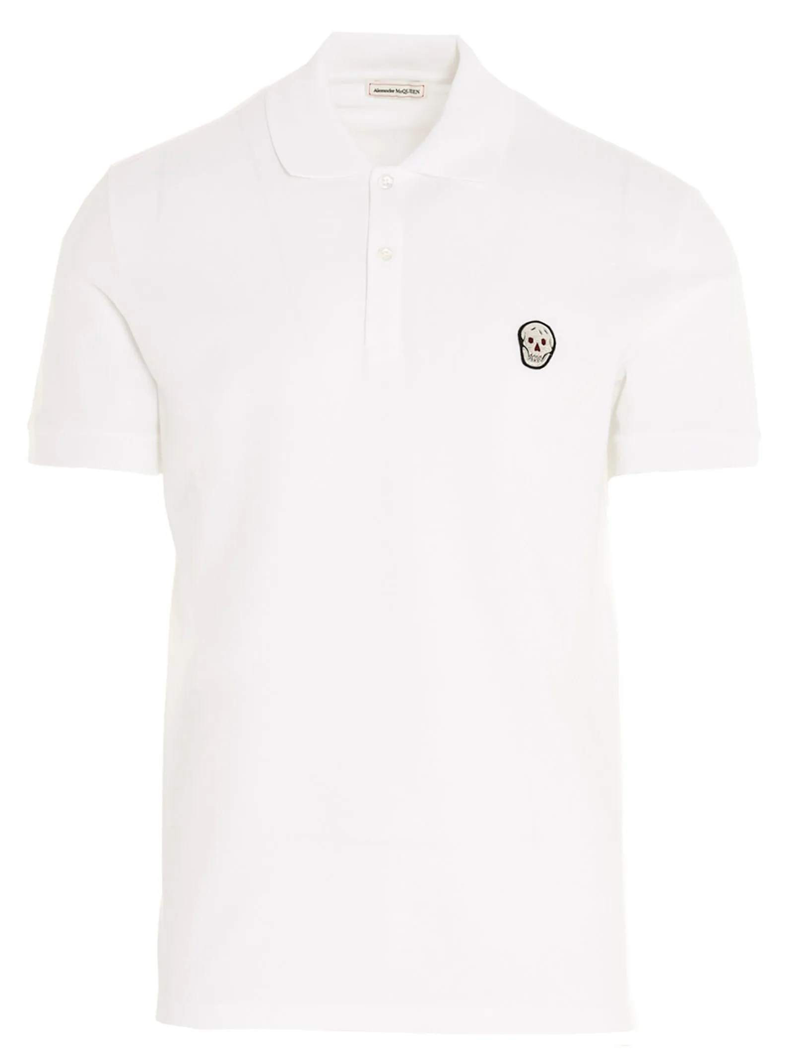 Alexander McQueen Skull Patch Polo Shirt