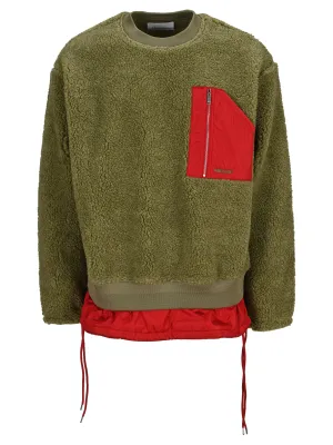 Ambush Logo Print Textured Sweater