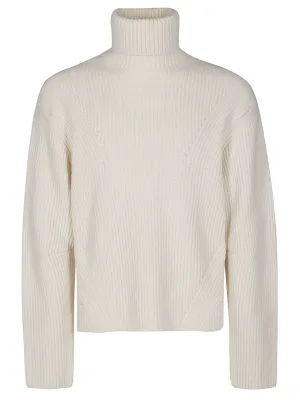 Ambush Ribbed Turtleneck Knit Sweater