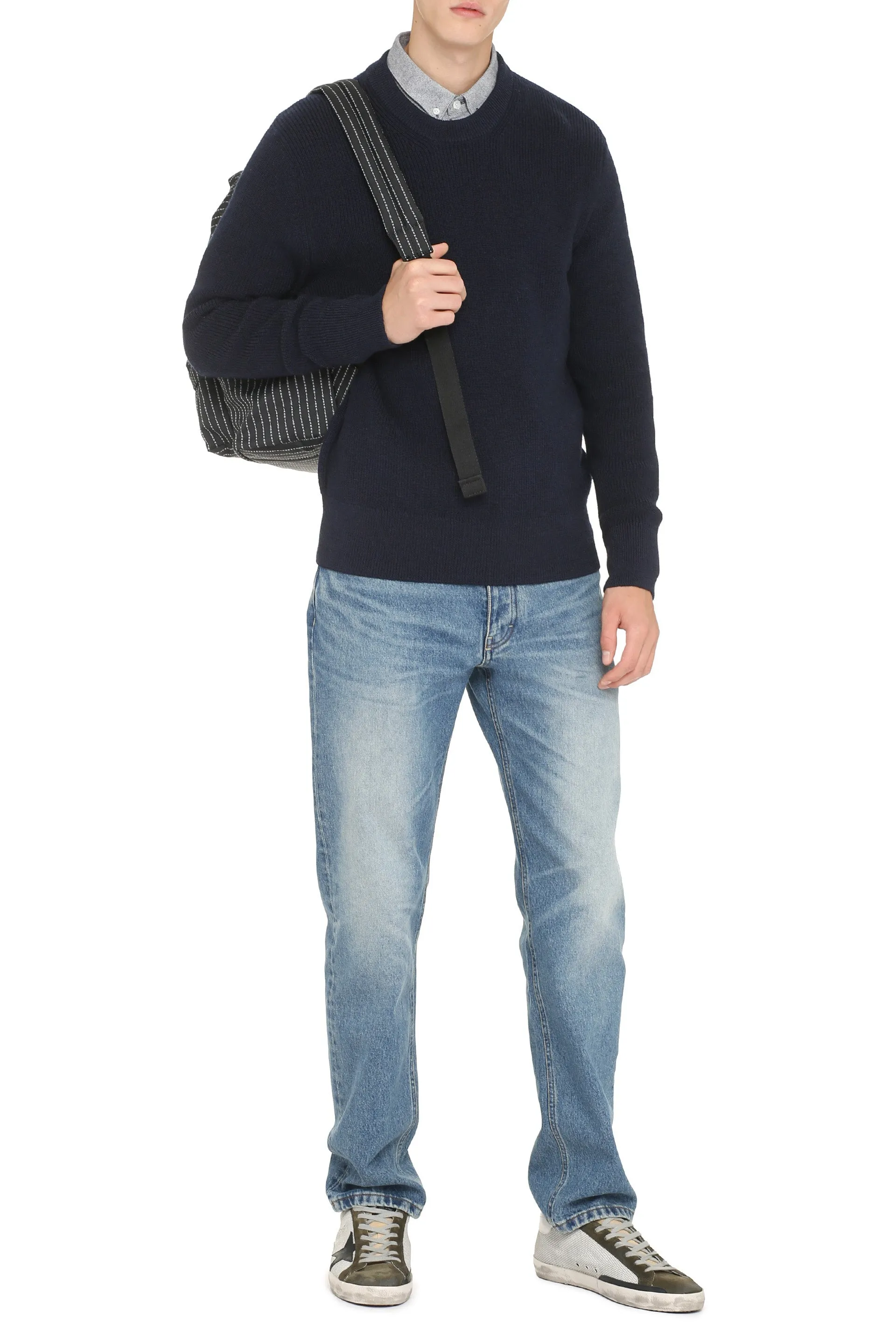 AMI Crewneck Knit Sweater