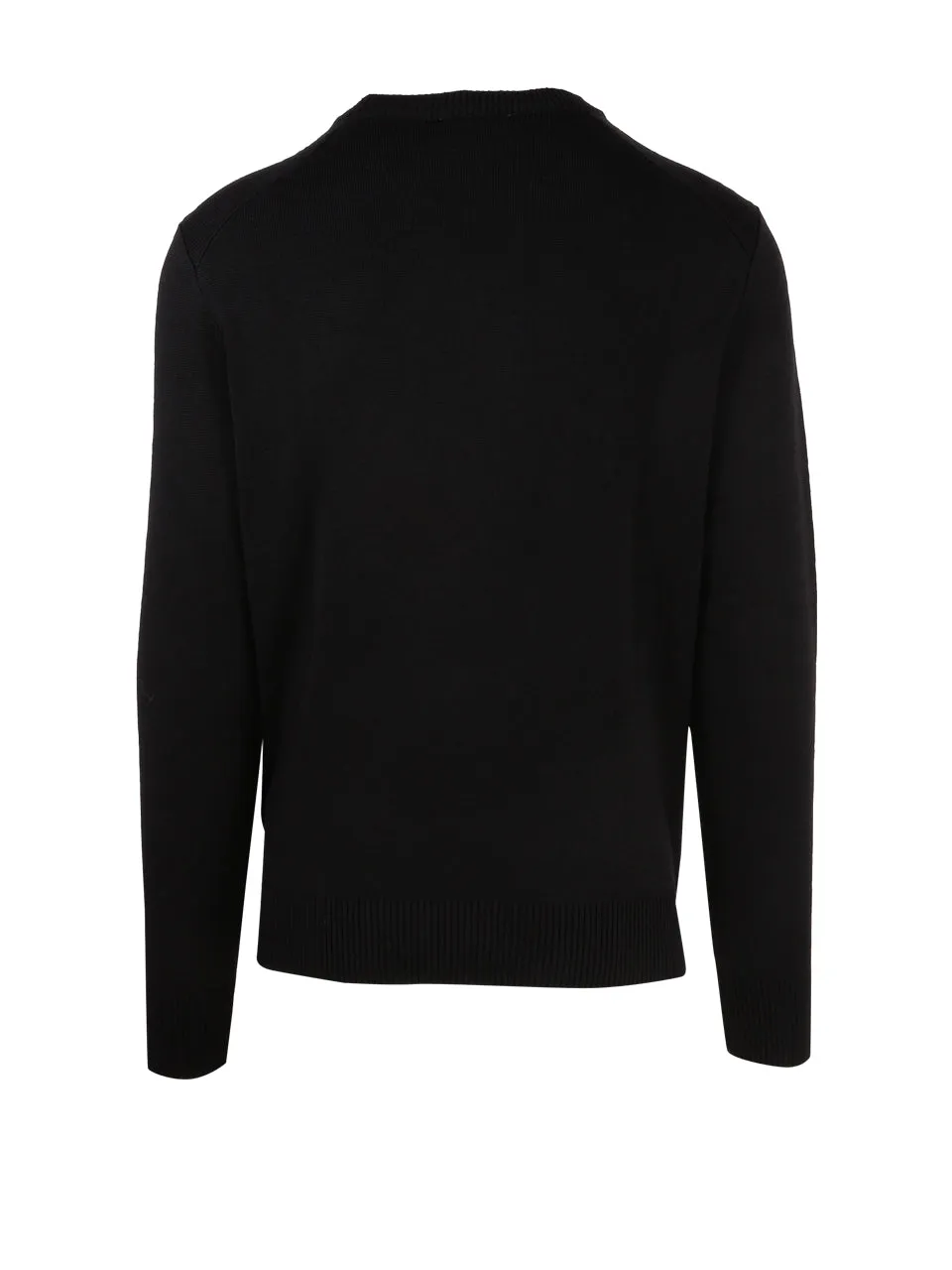 AMI Logo Embroidered Knitted Jumper