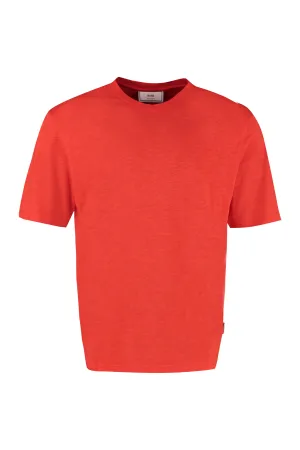 AMI Logo Embroidered T-Shirt