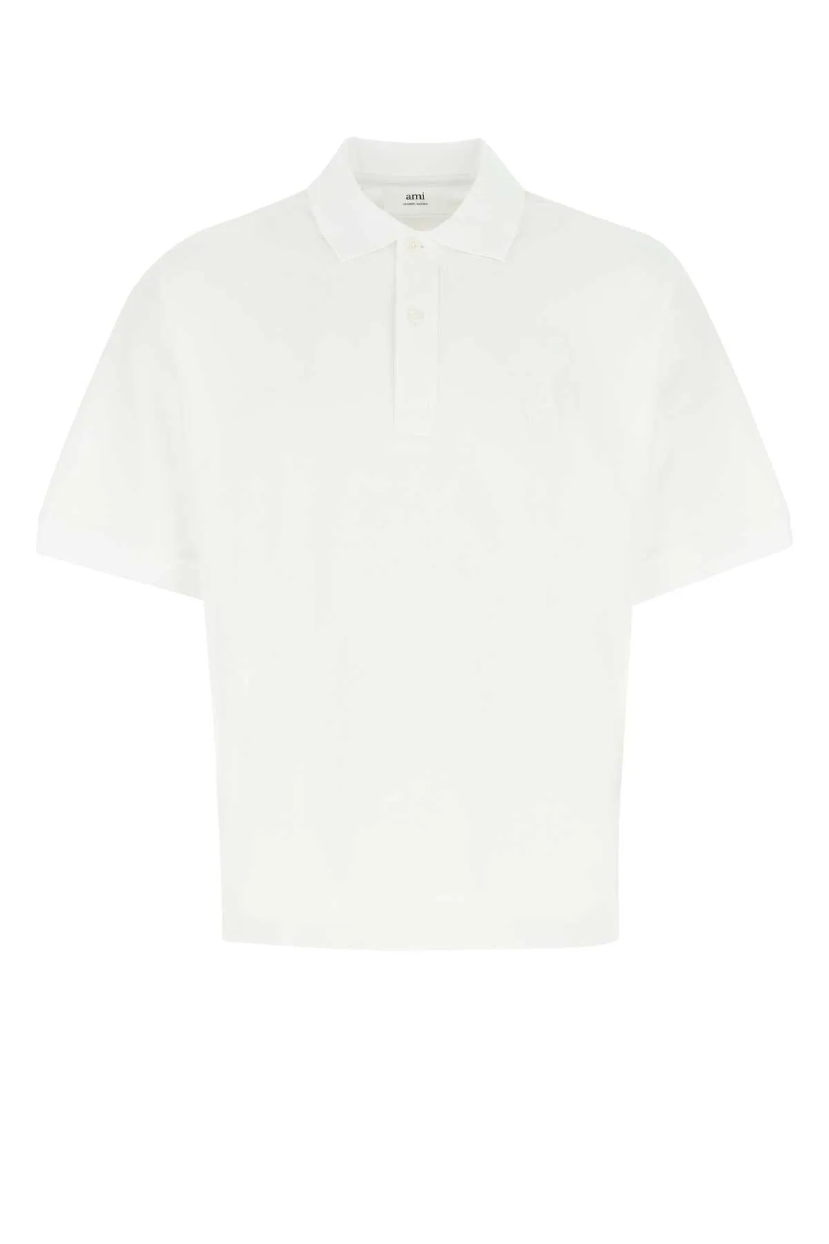 AMI Logo Patch Polo Shirt