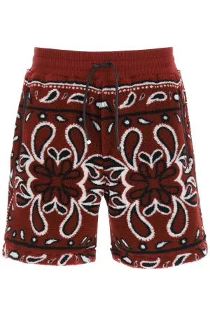 Amiri Bandana Motif Shorts