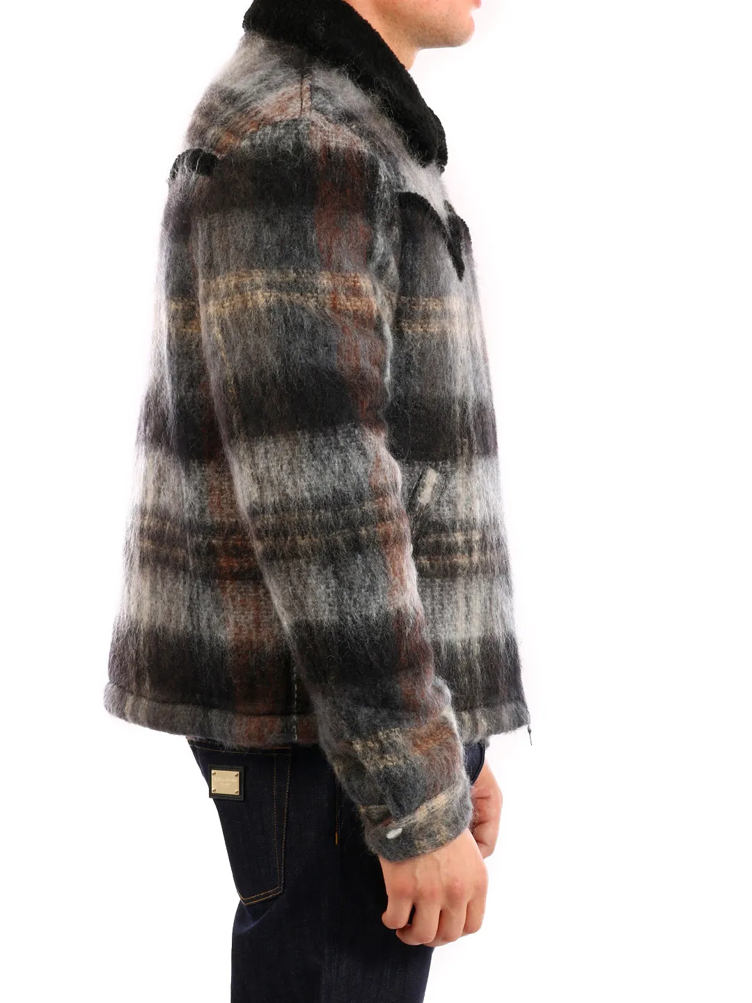 Amiri Zipped Plaid Jacket