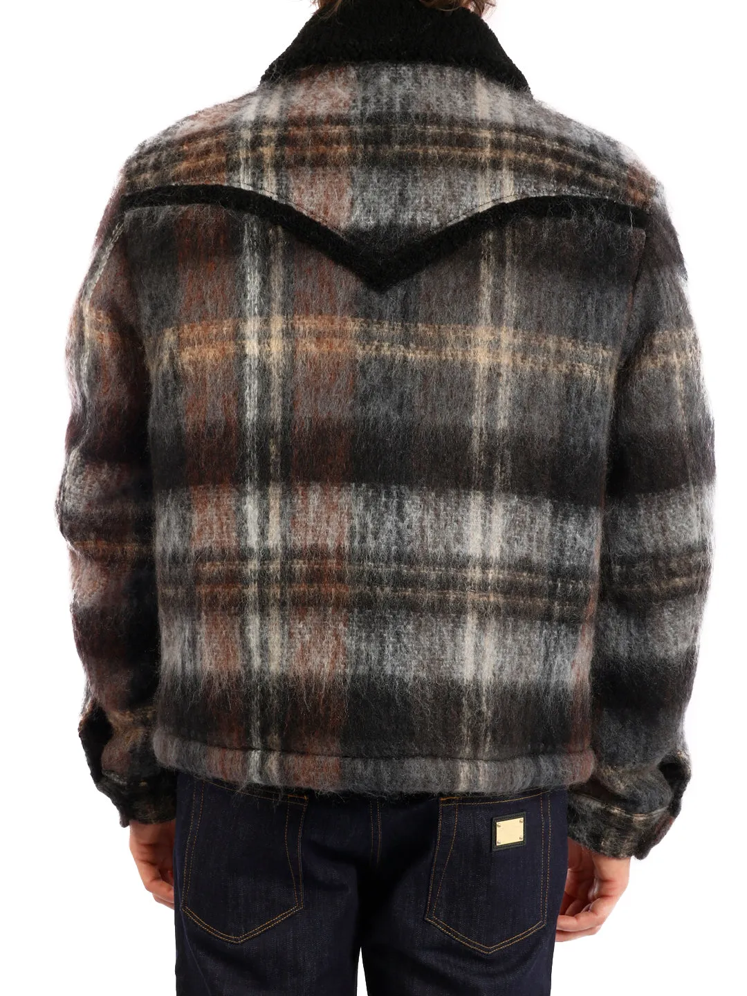 Amiri Zipped Plaid Jacket