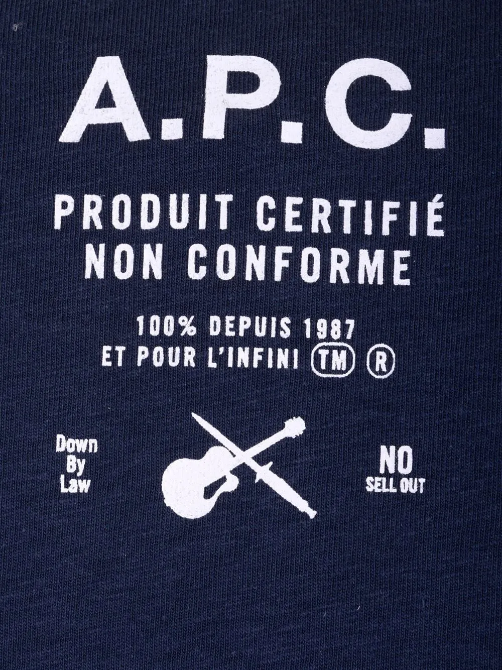 A.P.C. Mike Crewneck T-Shirt