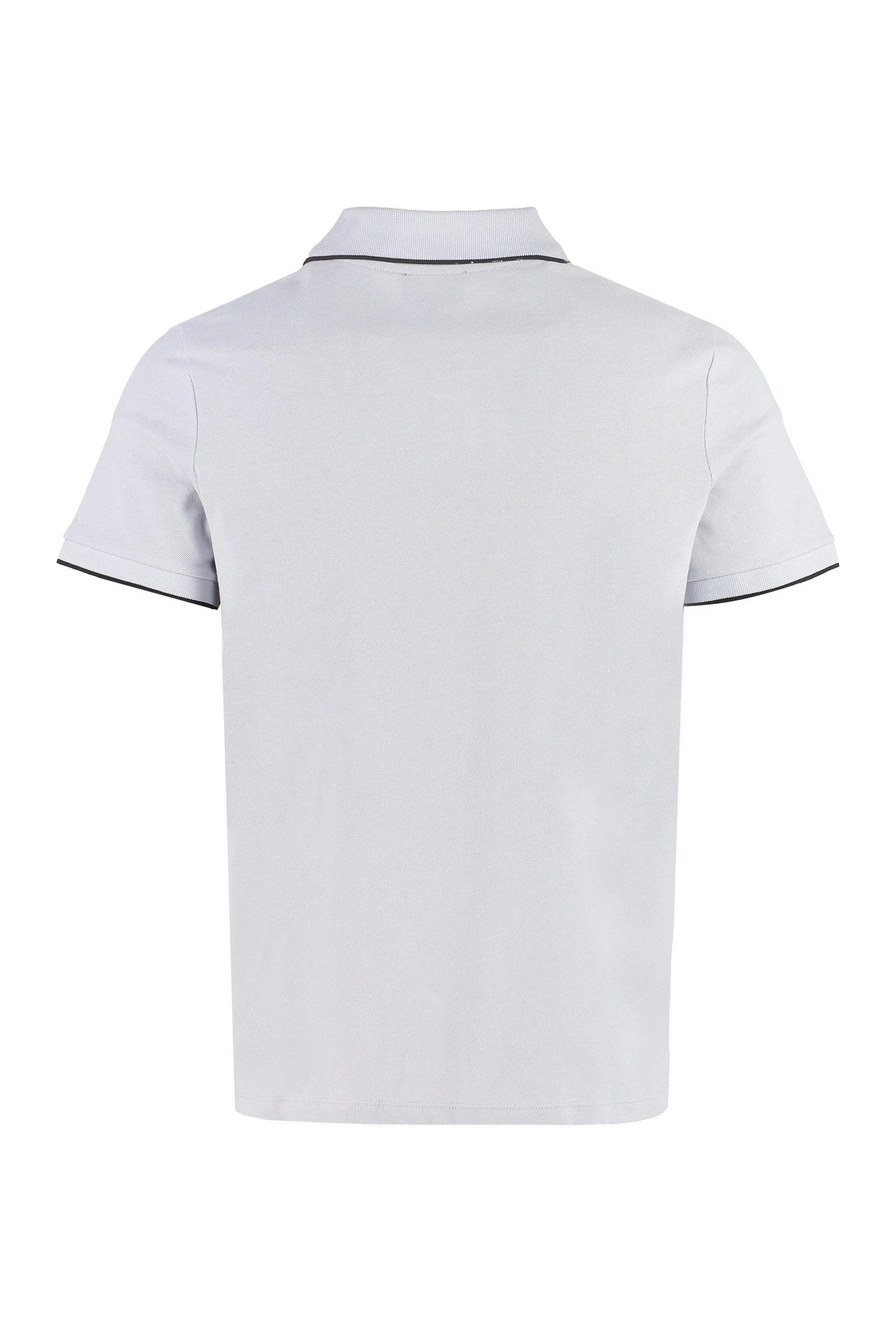 A.P.C. Striped Collar Polo Shirt