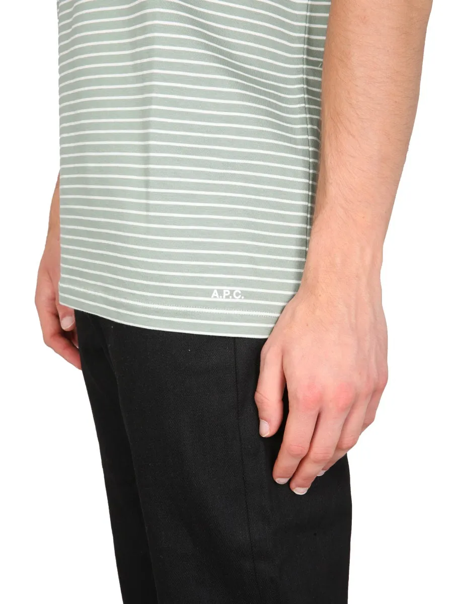 A.P.C. Striped Crewneck T-Shirt