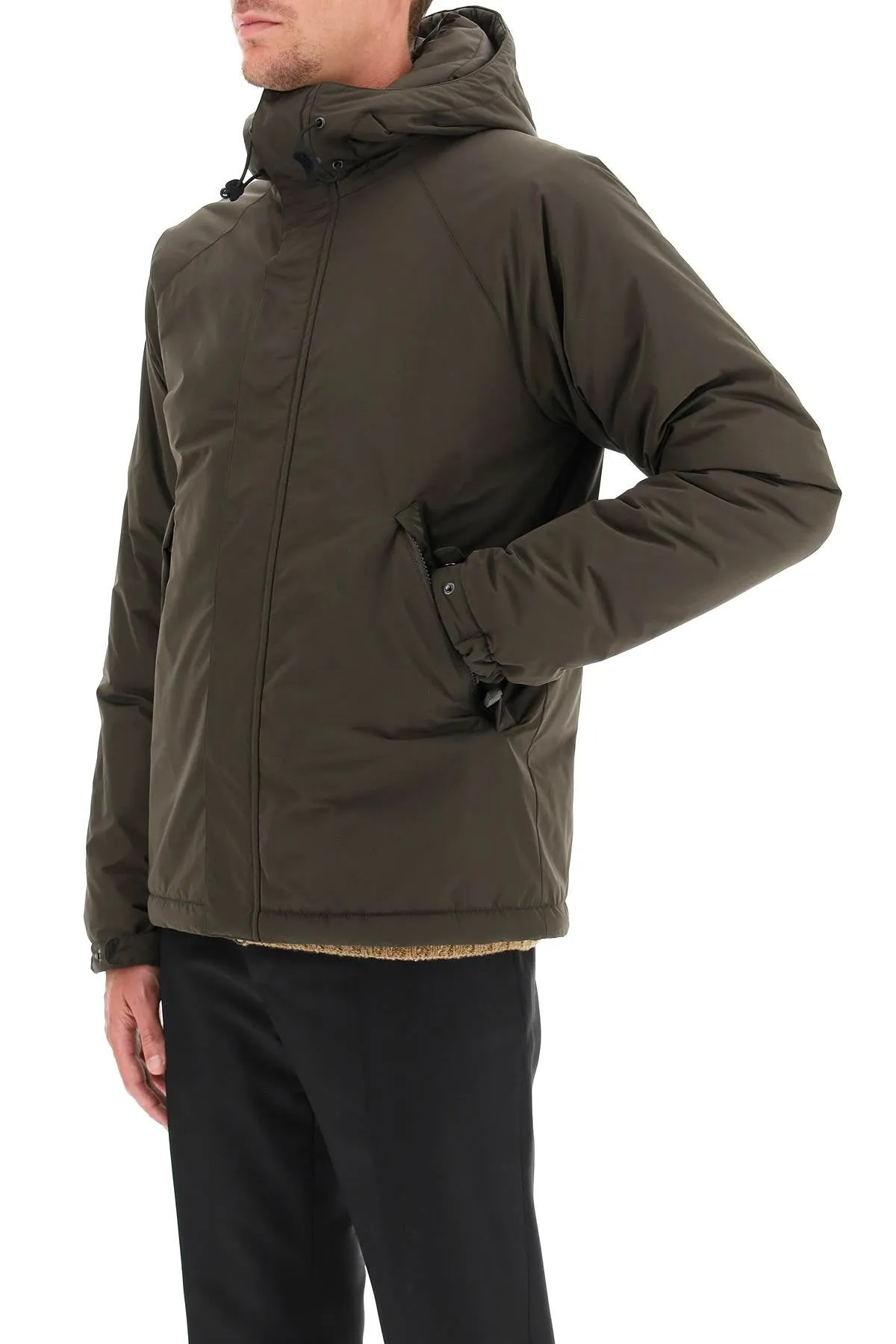 Aspesi Hooded Zip-Up Jacket
