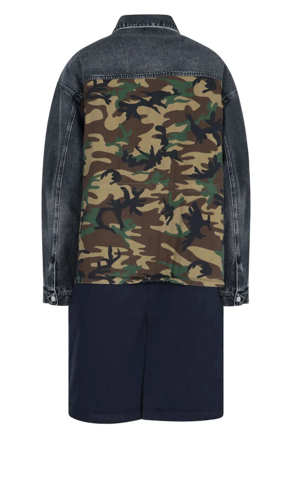 Balenciaga Camouflage Denim Jacket