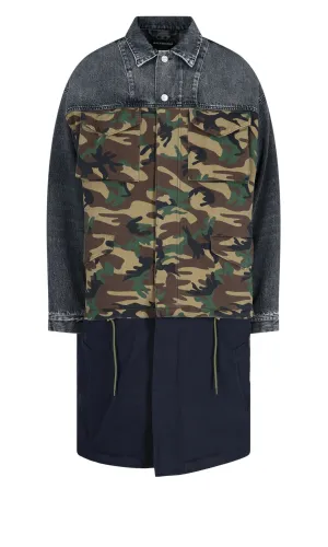 Balenciaga Camouflage Denim Jacket