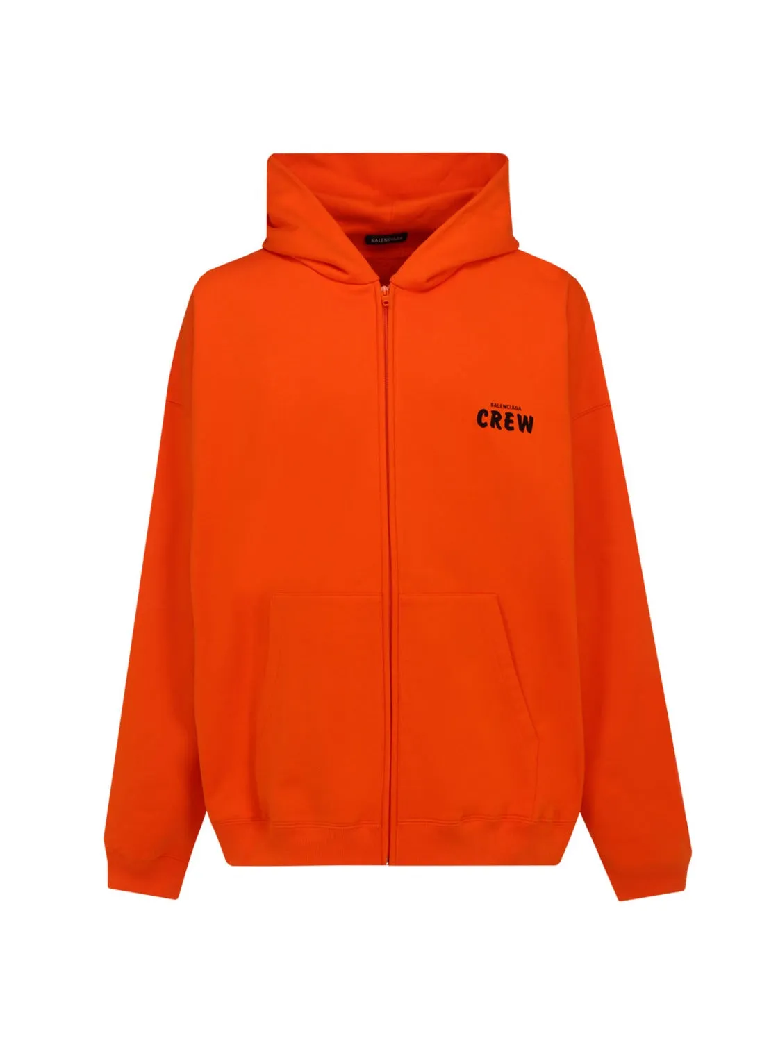 Balenciaga Crew Print Hooded Jacket
