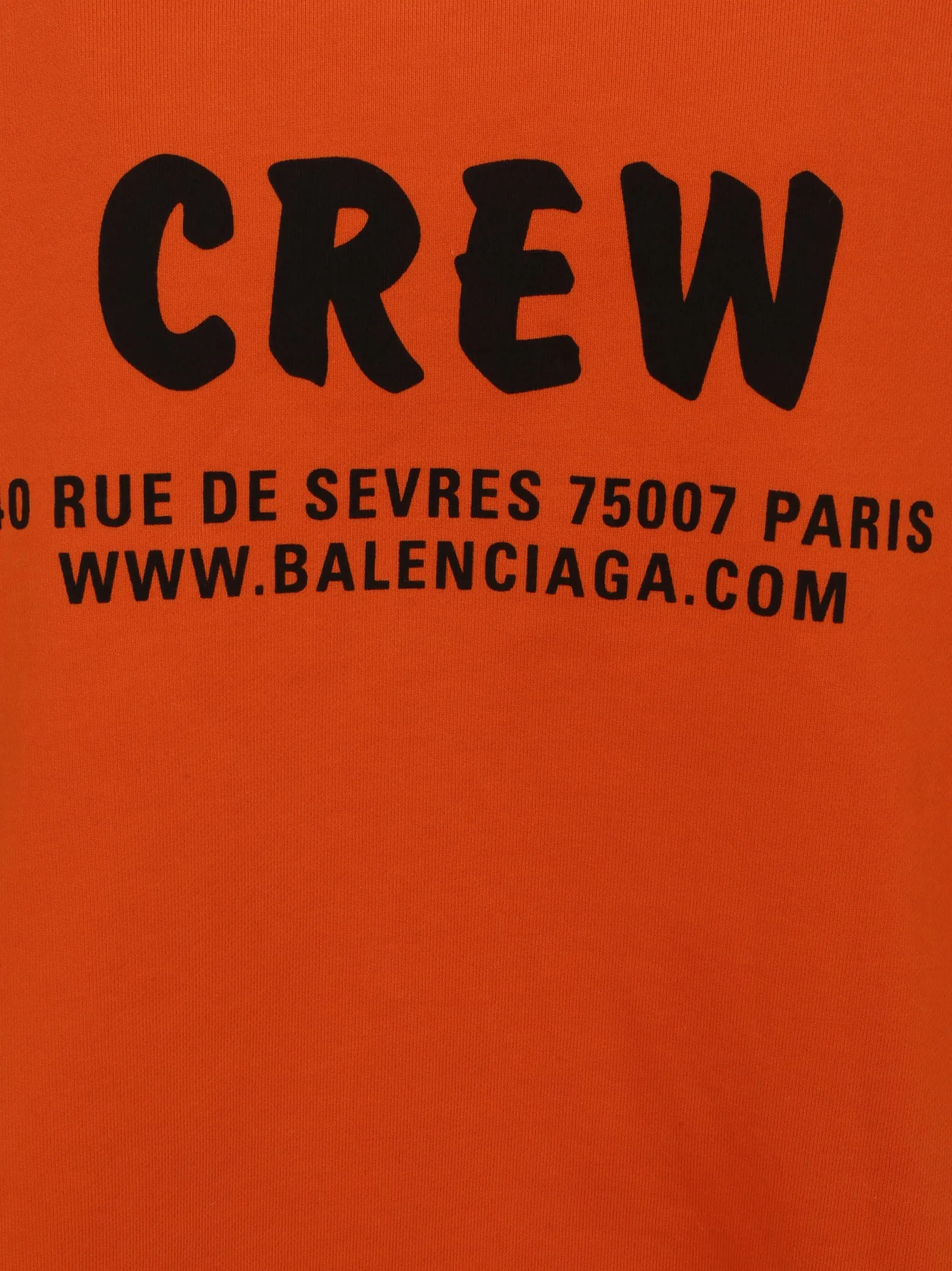 Balenciaga Crew Print Hooded Jacket