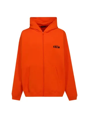 Balenciaga Crew Print Hooded Jacket