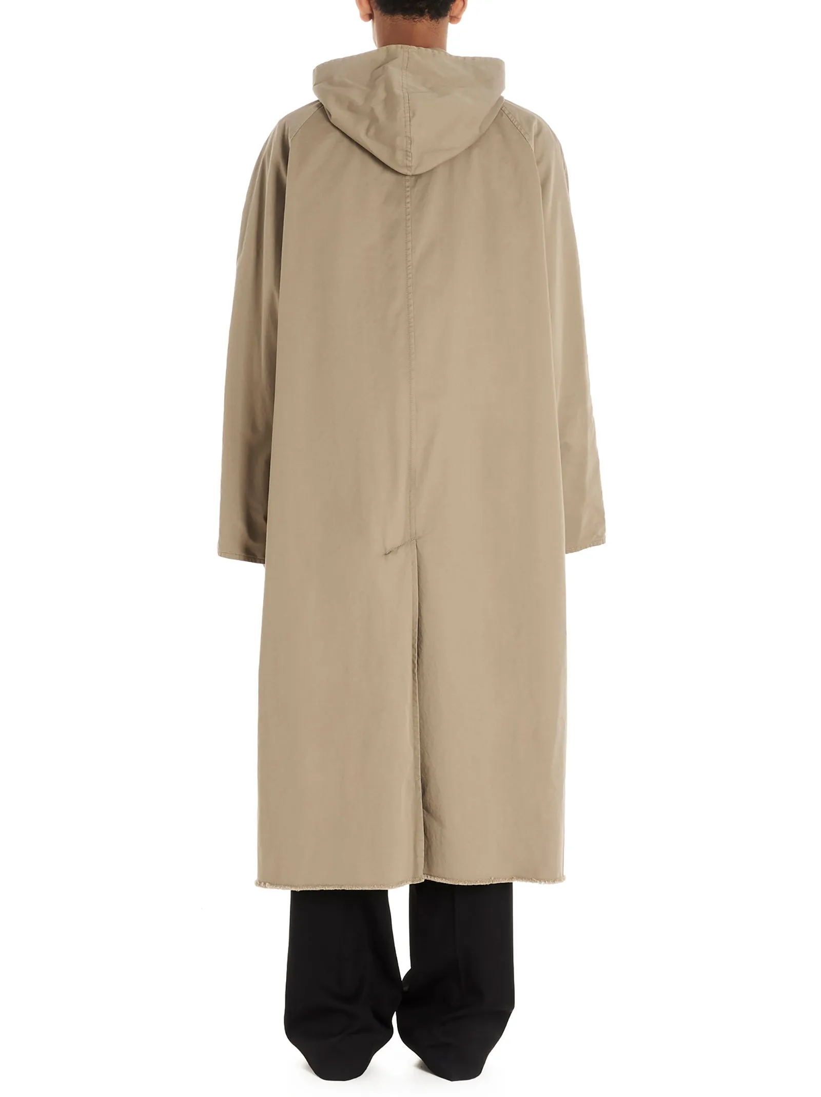 Balenciaga Hooded Zip-Up Coat