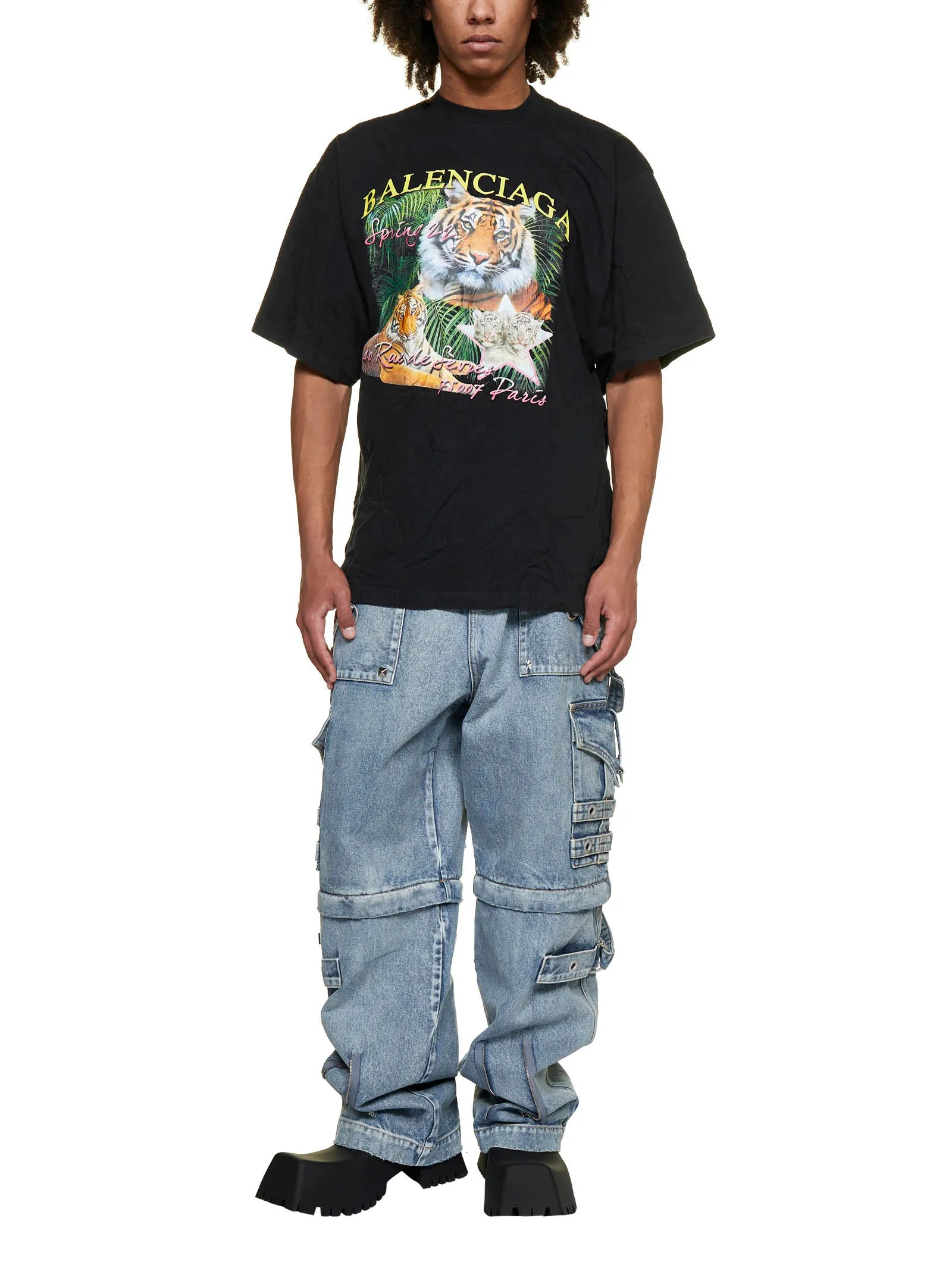 Balenciaga Tiger Printed T-Shirt