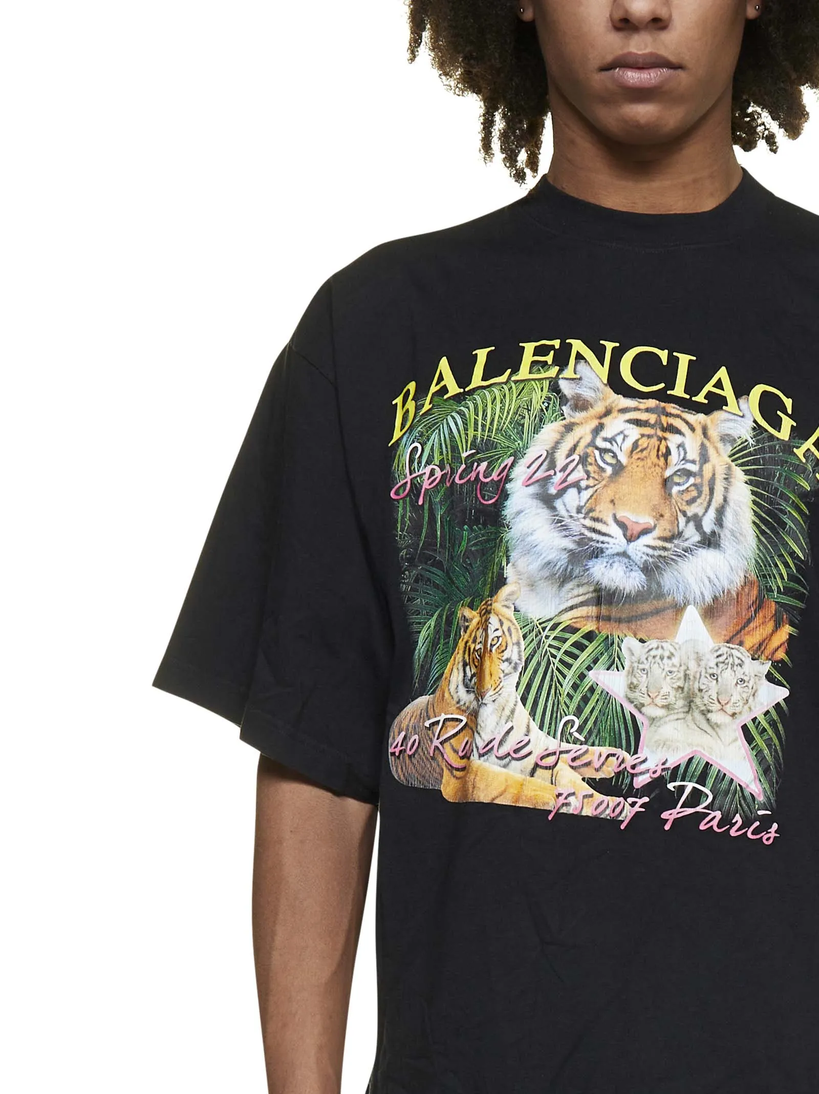 Balenciaga Tiger Printed T-Shirt