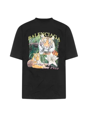 Balenciaga Tiger Printed T-Shirt