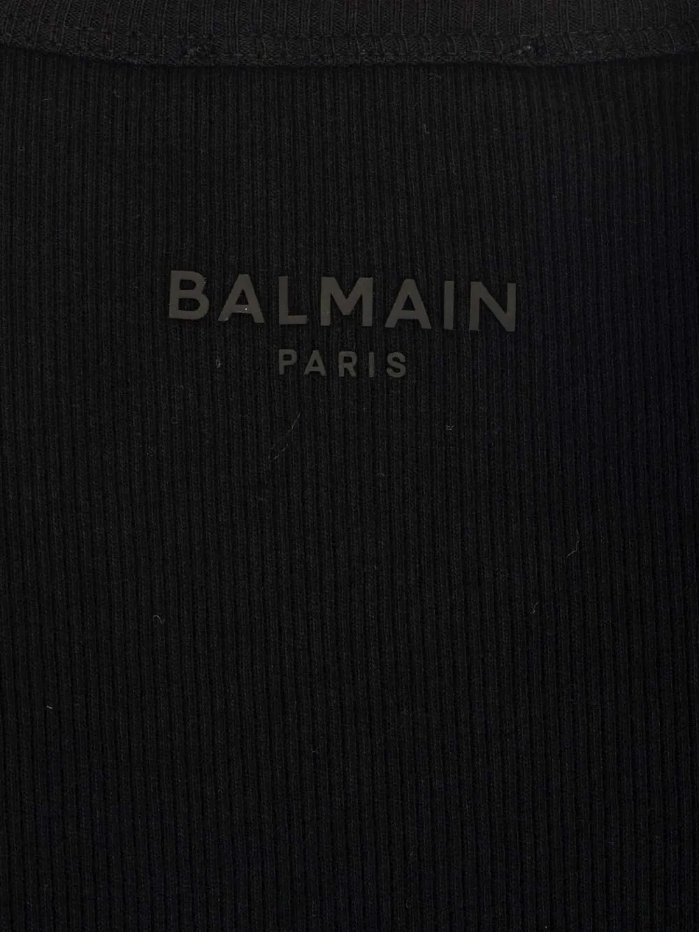 Balmain Cut-Out Detailed Tank Top