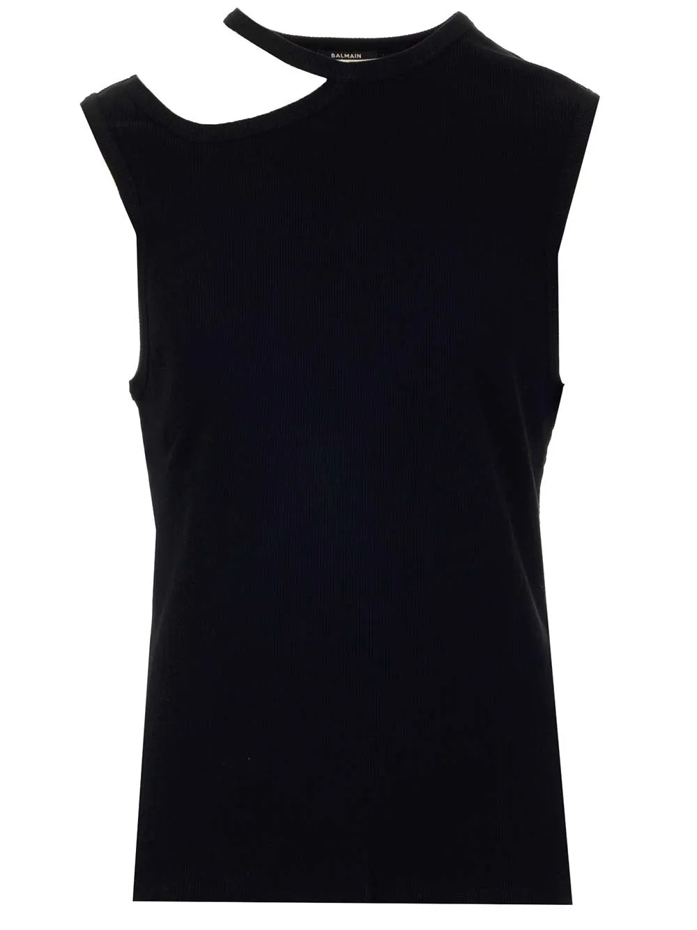 Balmain Cut-Out Detailed Tank Top