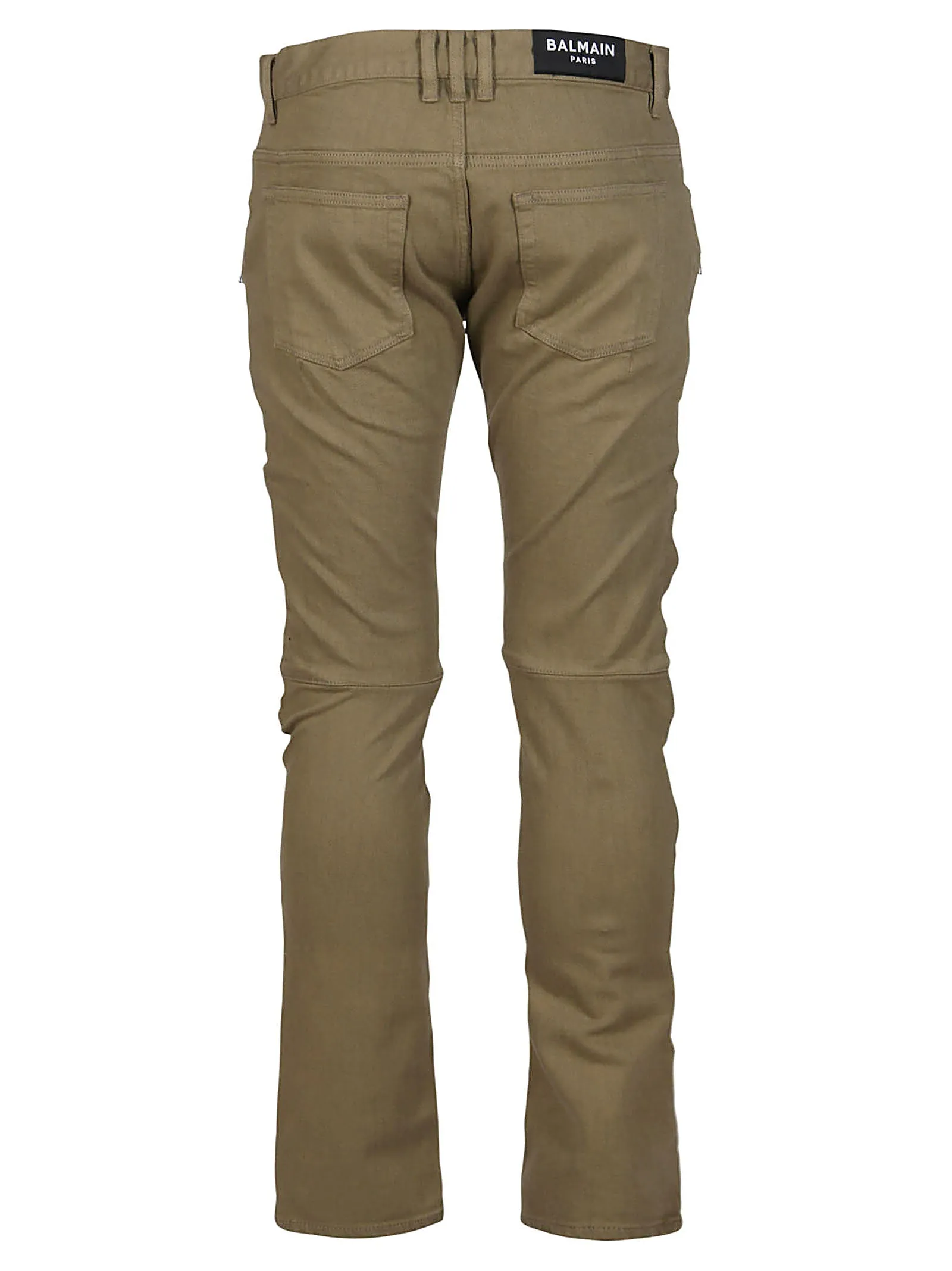 Balmain Distressed Panelled Jeans