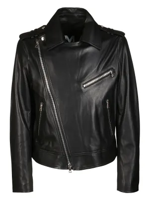 Balmain Leather Biker Jacket