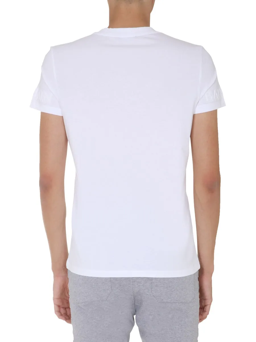 Balmain Logo Crewneck T-Shirt