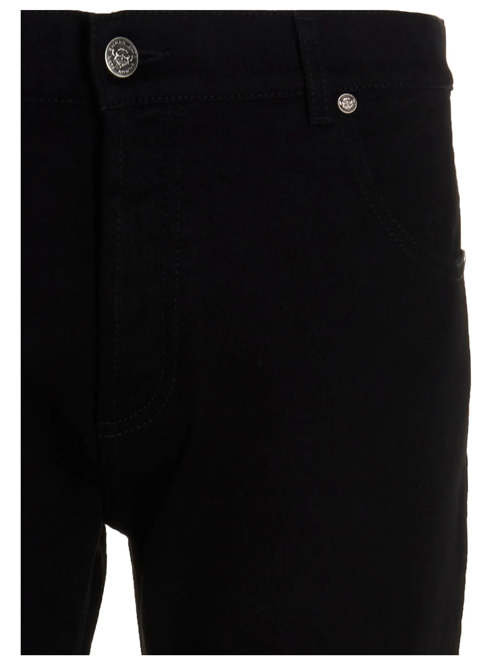 Balmain Low Rise Straight Leg Jeans