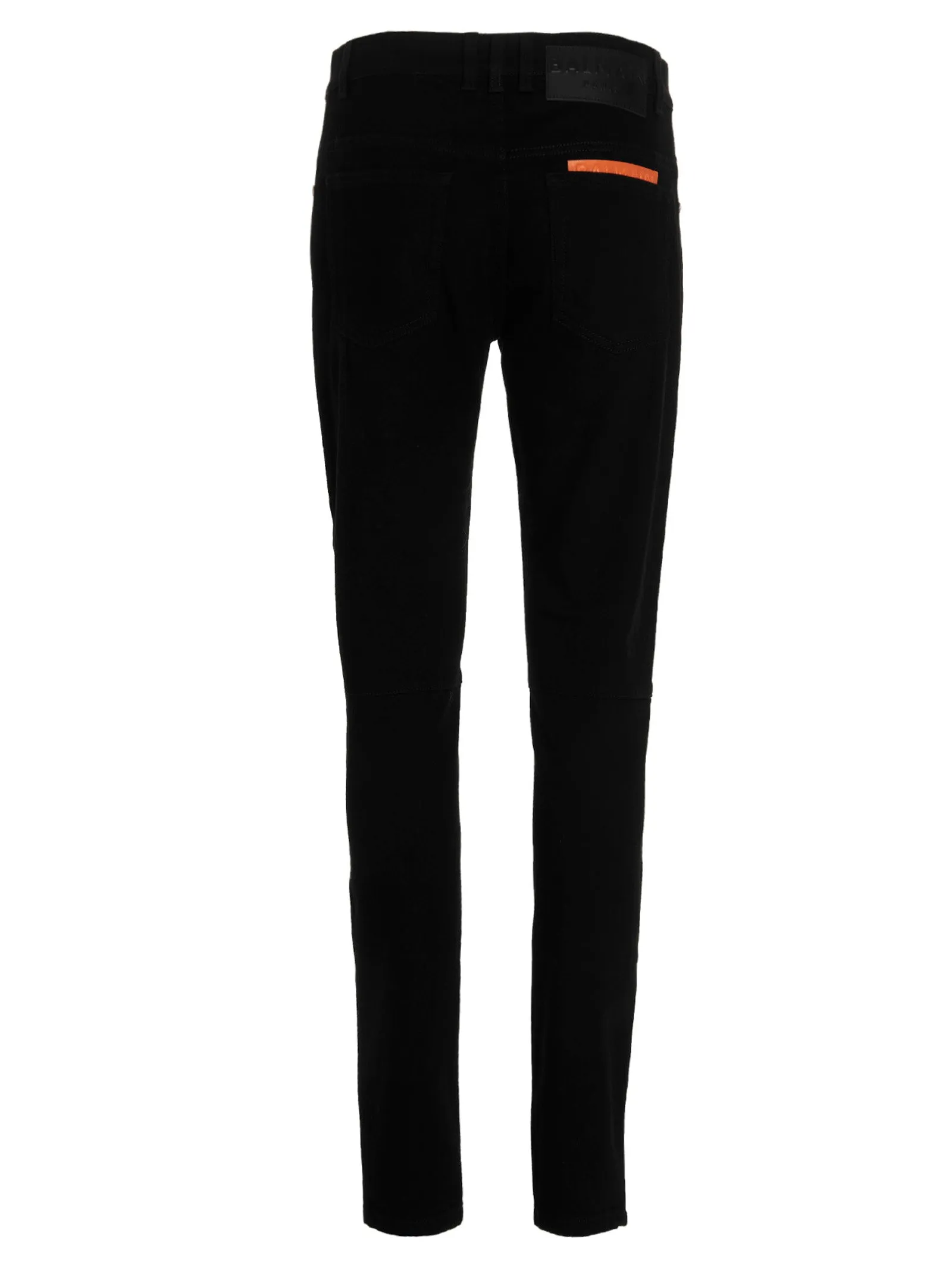 Balmain Low Rise Straight Leg Jeans