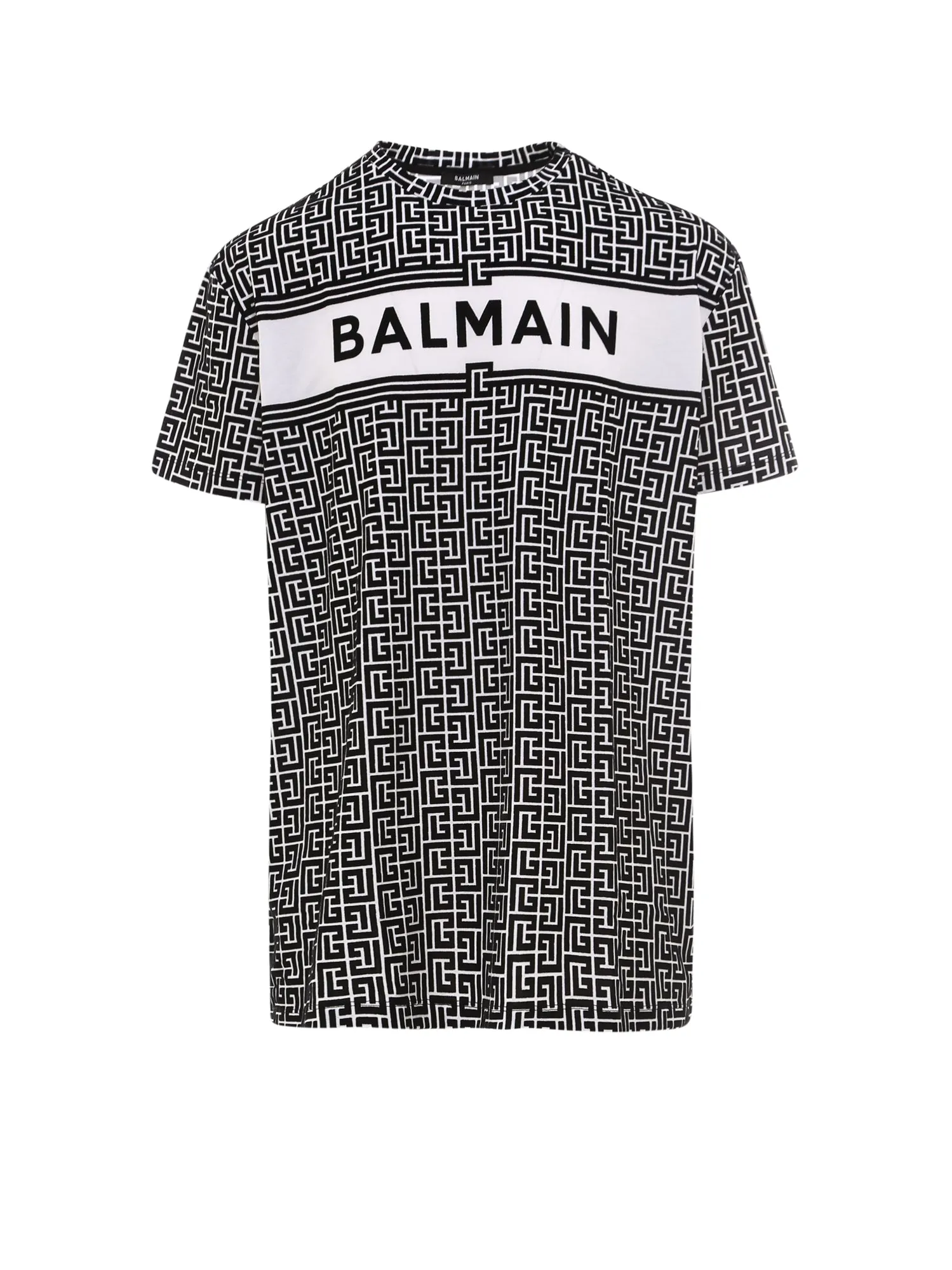 Balmain Monogram Print T-Shirt