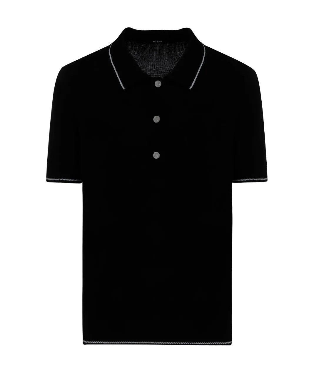 Balmain Straight Hem Polo Shirt