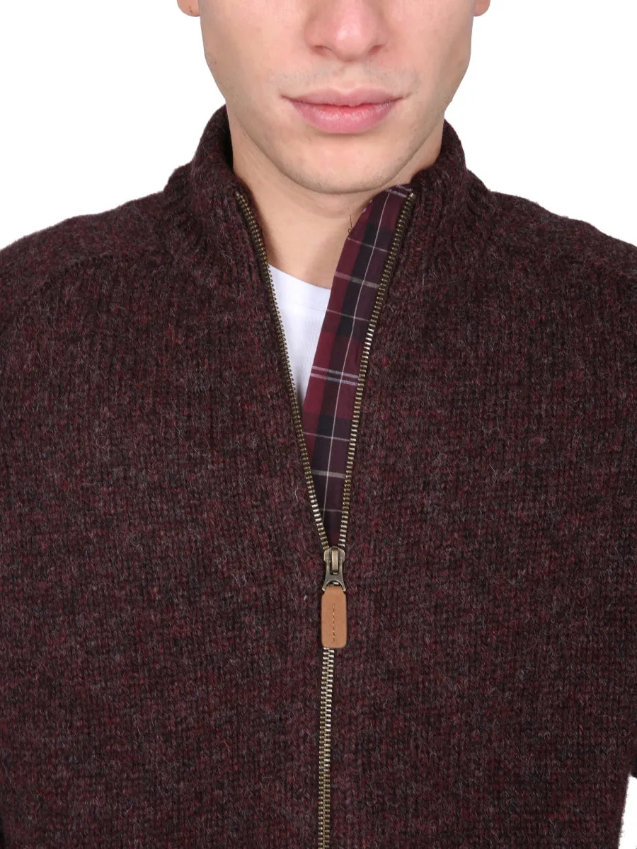 Barbour Calder Knitted Zip-Up Jacket