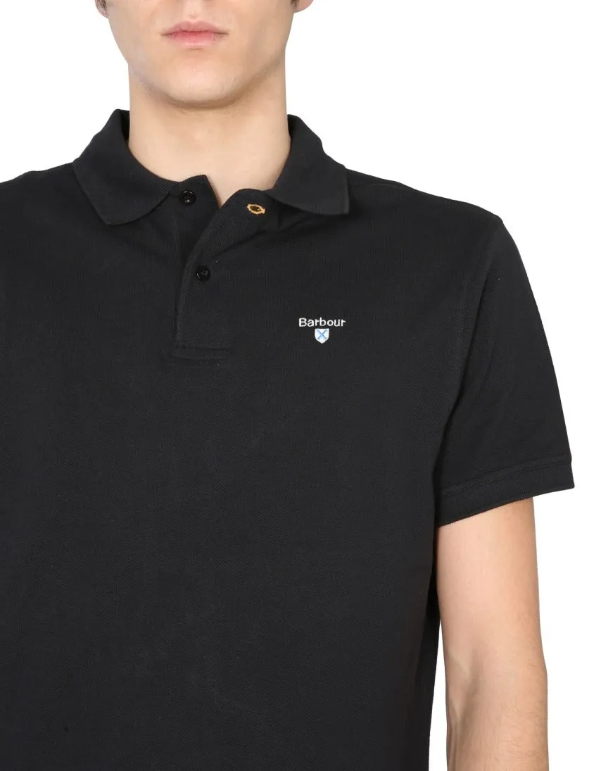Barbour Logo Embroidered Polo Shirt