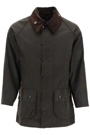 Barbour Logo Embroidered Snap-Fastening Coat