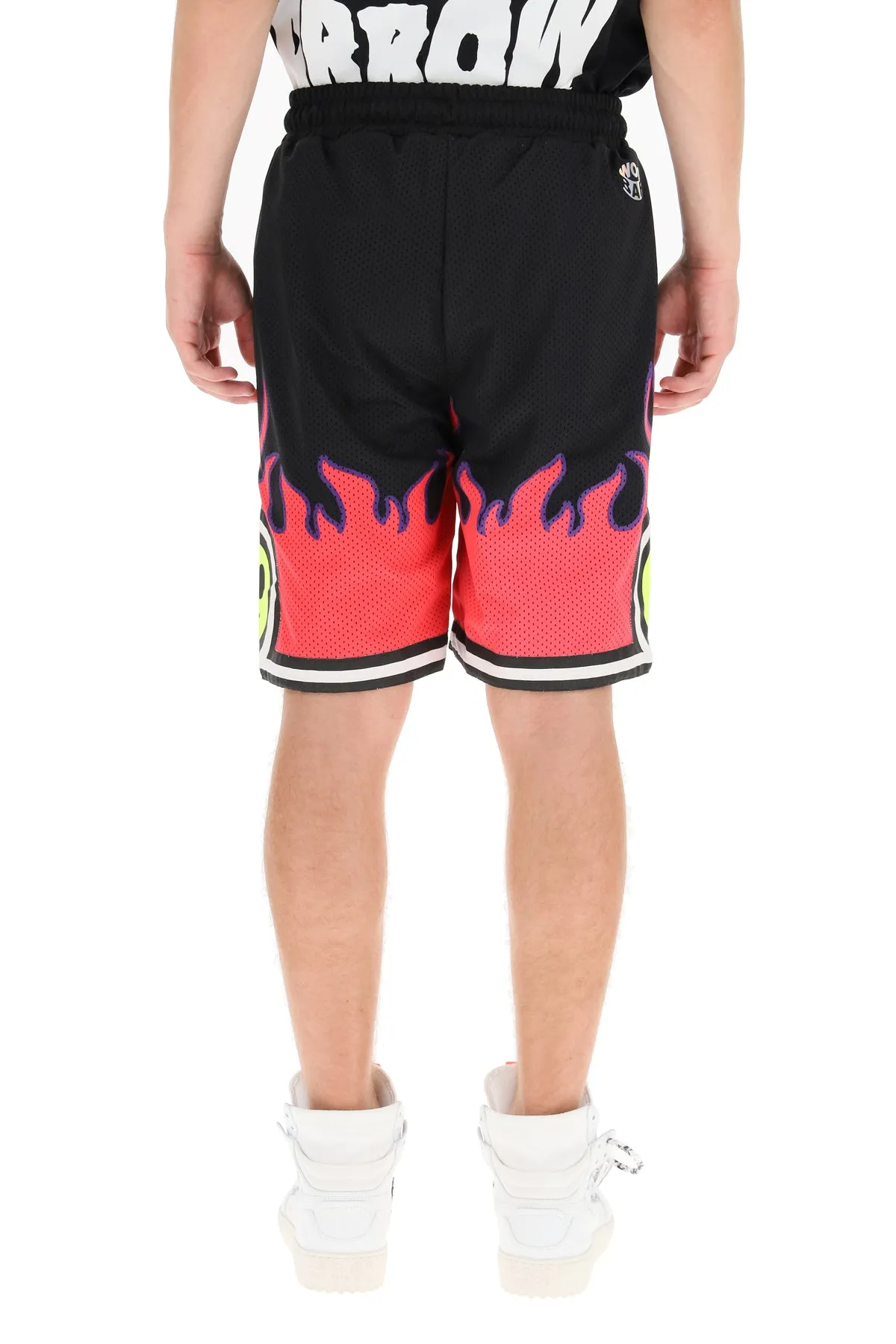 Barrow Flame Printed Bermuda Shorts