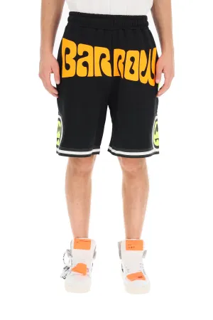 Barrow Logo Printed Bermuda Shorts