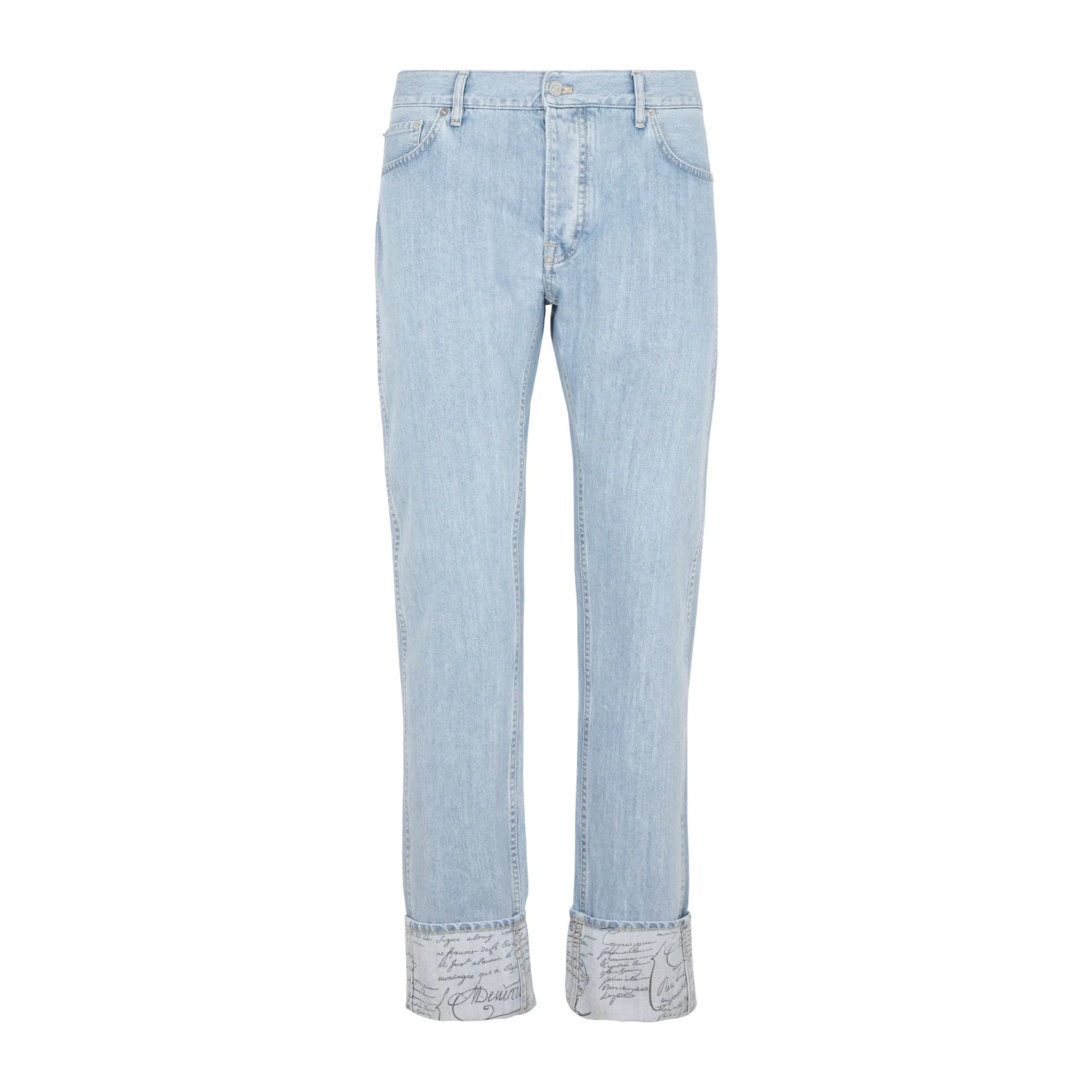 Berluti Print Detailed Jeans